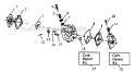Page B Diagram and Parts List for XT-20  Weed Eater Hedge Trimmer